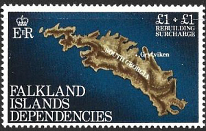Фалкленды Депенденс, 1982, Остров Ю.Георгия, 1 марка